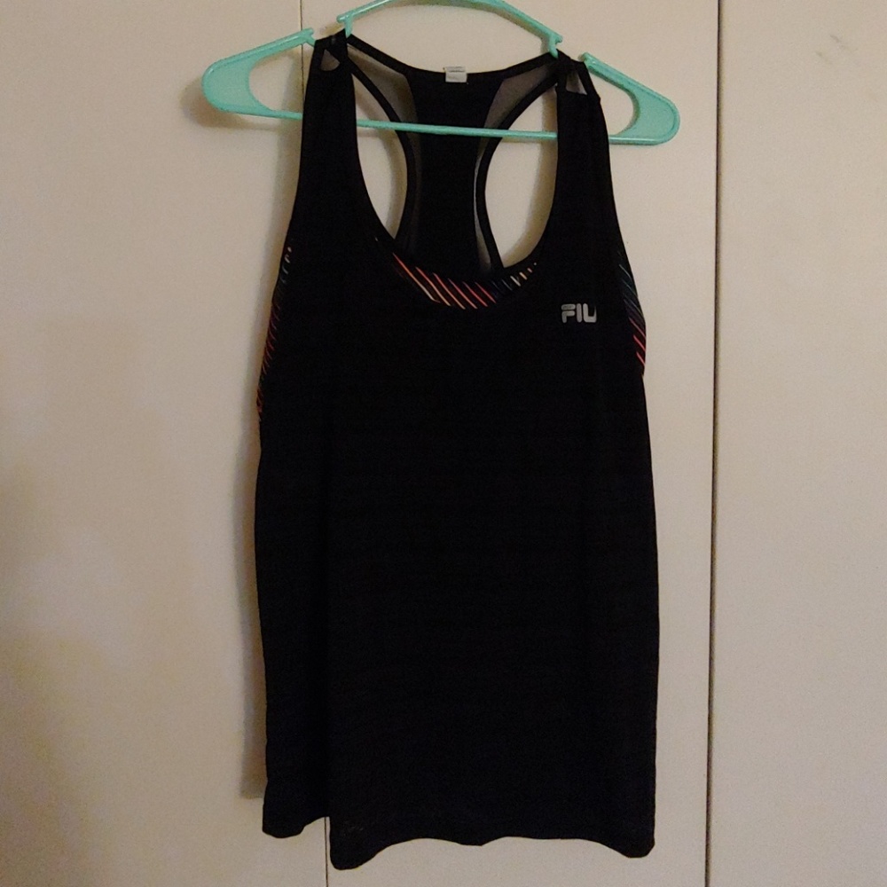 Fila workout muscle tank and sports bra